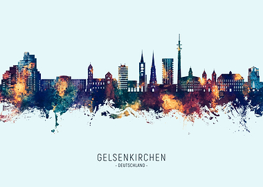 Gelsenkirchen Skyline