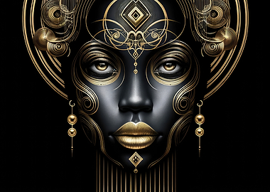 Black Queen African Art