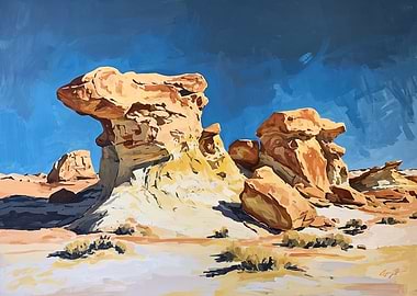 Desert rock formations