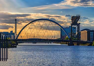 Clyde Arc In Glasgow