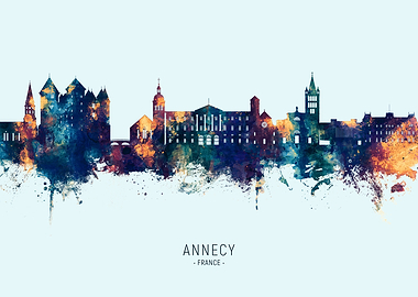 Annecy Skyline France