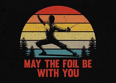 Fencing Epee Funny Fencer