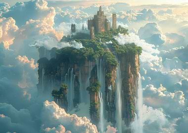 Flying Castle in the sky