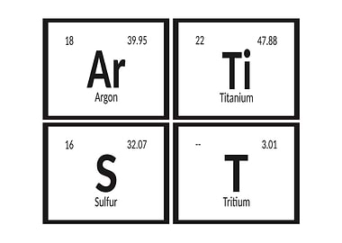 Artist Periodic Table