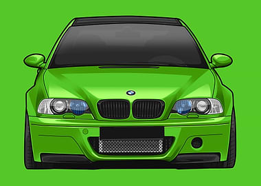 bmw e46 m3 green