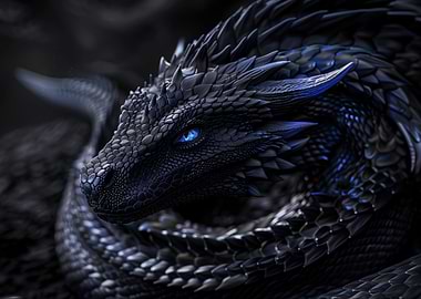 Black Baby Dragon