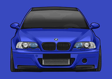 bmw e46 m3 blue