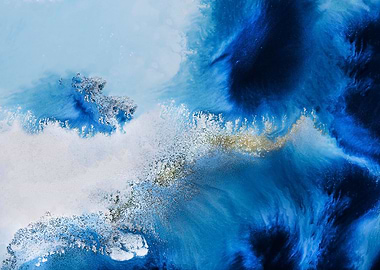 Scuba Diver Wall Art Flow