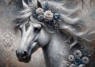 Mystical Horse Portrait