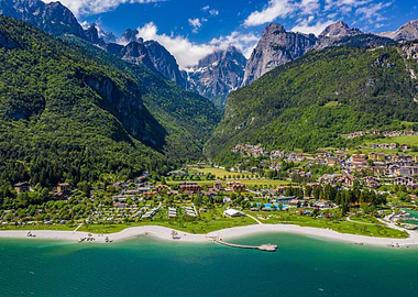 Lago di Molveno Landscape