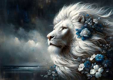 Dreamy Lion Seascape