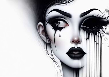 Eerie Woman Portrait