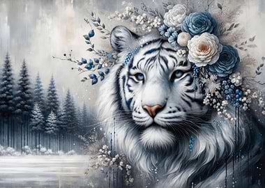 Fantasy White Tiger