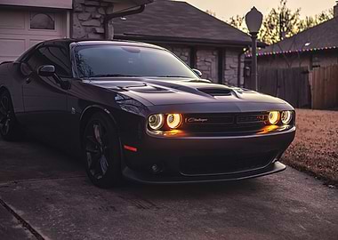 Black Dodge Challenger