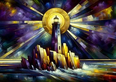 Modern Lighthouse Art
