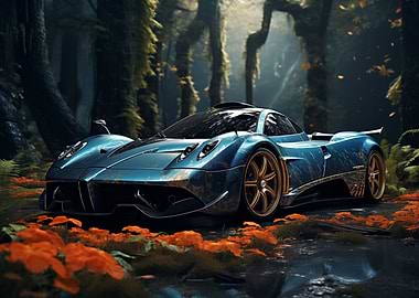 Pagani Huayra and jungle