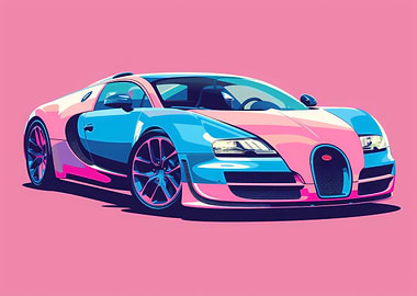 Pastel Car