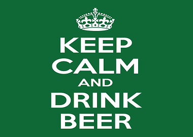 Keep Calm Beer Motivation