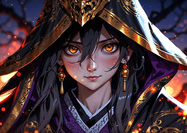 Beauty Anime Girl Portrait