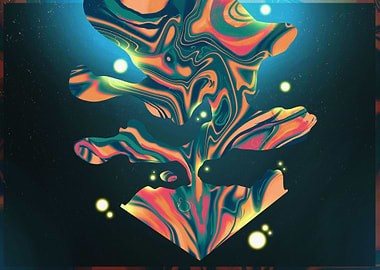 Abstract Painting InWater