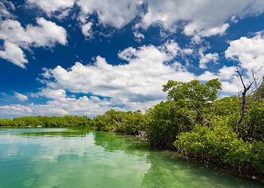 Tropical island in Cuba