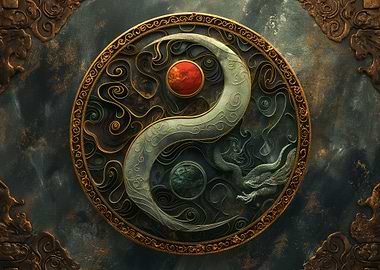 Yin and Yang Symbol Art