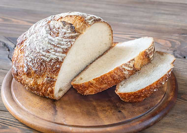 Loaf of sourdough bread