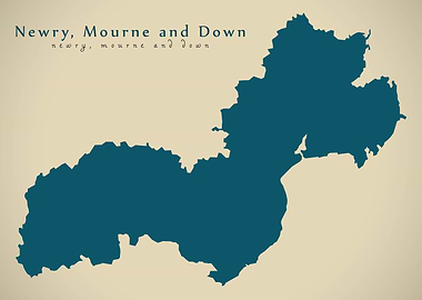 Newry Mourne and Down Map