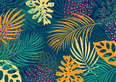 Colorful Leaves Design