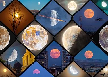 Moon Collage