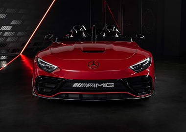 Concept red Mercedes