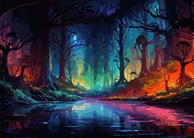 Forest Ancient Nature