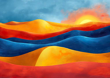 Abstract Dune Landscape