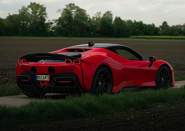 Ferrari SF90 Backshot