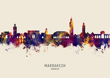 Marrakesh Skyline Morocco