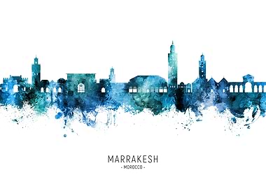 Marrakesh Skyline Morocco