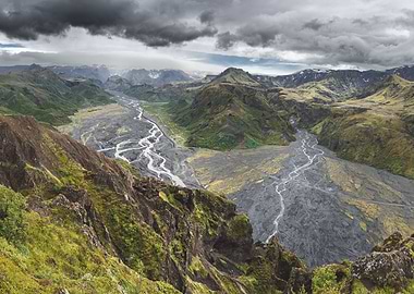 Scenic Icelandic Panorama
