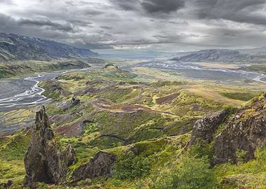 Scenic Icelandic Panorama