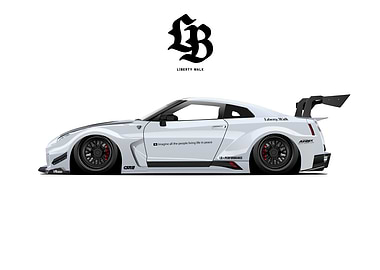 Liberty Walk Nissan GTR