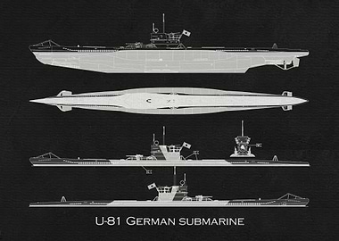 U81 German submarine