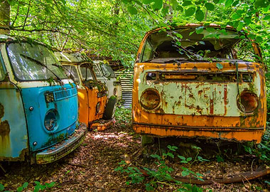 Abandoned Combi bus