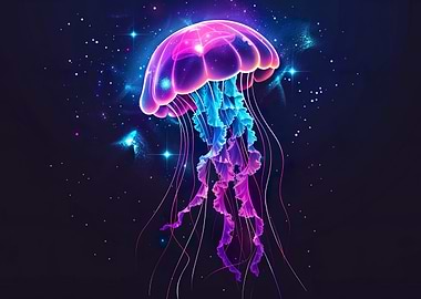 Vibrant Jellyfish