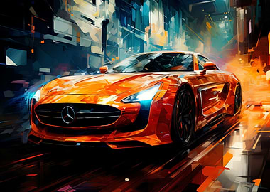 Mercedes Car Painting