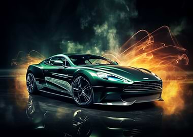 Aston Martin Vanquish car