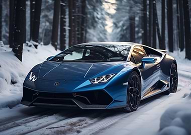 Lamborghini Huracan Winter