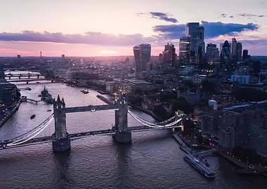 London Tower Bridge sunset