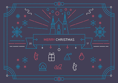 merry christmas poster