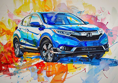 My Honda HRV landscape