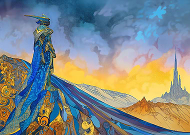 Desert Dune Warrior Knight