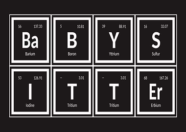 Babysitter Periodic Table